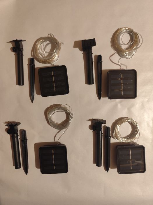 LED соларни коледни градински лампи