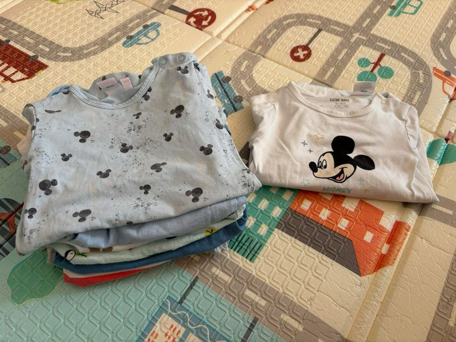 Лот от бебешки бодита с къс ръкав
