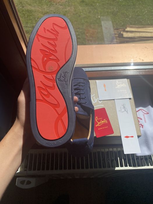 Louboutin albastru 42,43 Full box