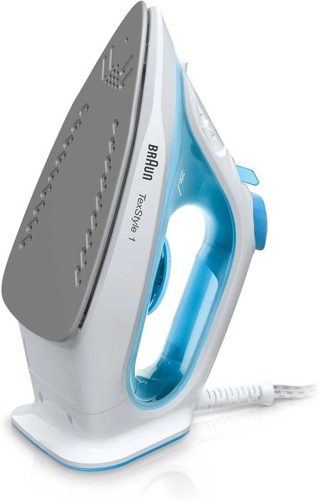 Парна ютия Braun TexStyle 1, 2000W, Незалепваща плоча, SI1029BL