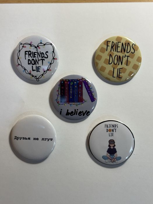 Значки в стиле ОСД, stranger things