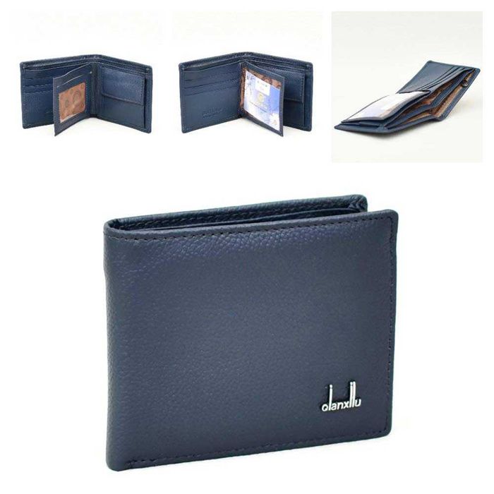 Малък мъжки портфейл от естественс кожа. Цветове