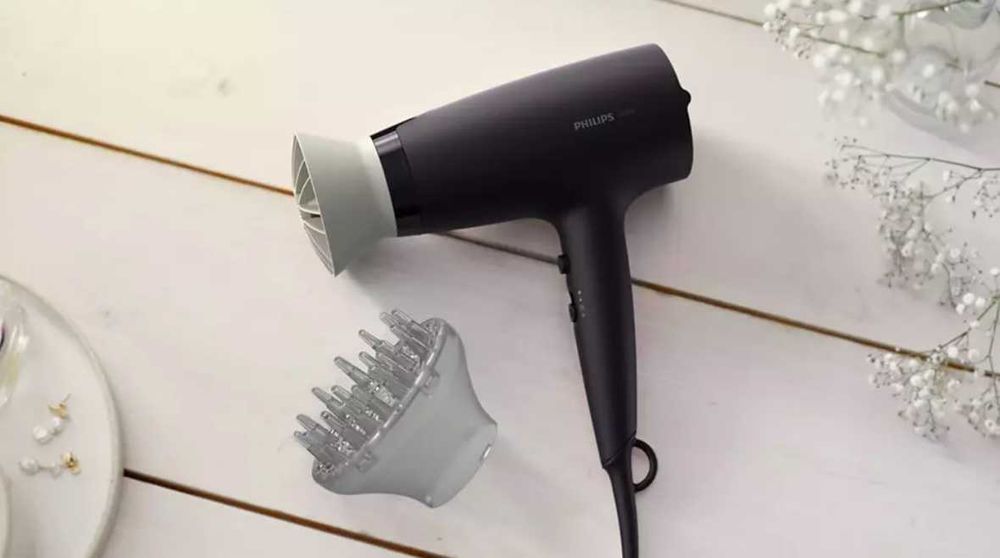 Сешоар Philips BHD302/30, 1600W, Аксесоар Thermo Protect