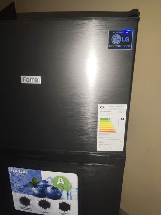 Ferre xolodilnik yangi upakovka. Hujjatlar joyida