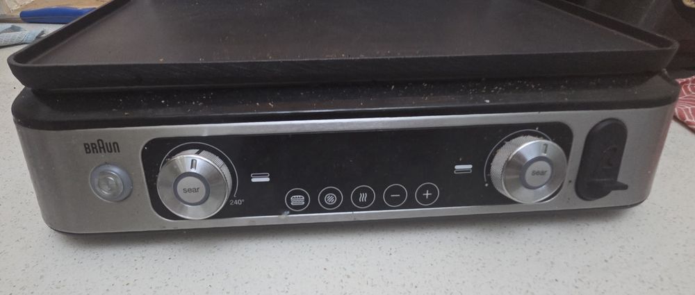 Мощный электрогриль Braun MultiGrill 9