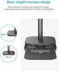 Stand telefon Suport telefon nou alb aluminiu si plastic