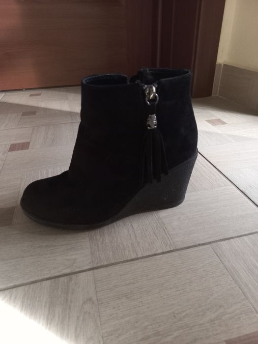 Botine cu toc, de iarna