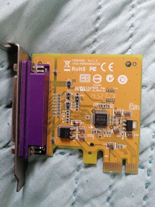Parallel Port PCI-Express Controller Card SUNIX PAR6408AL