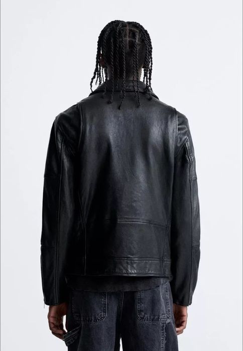 Geaca din piele Zara leather edition