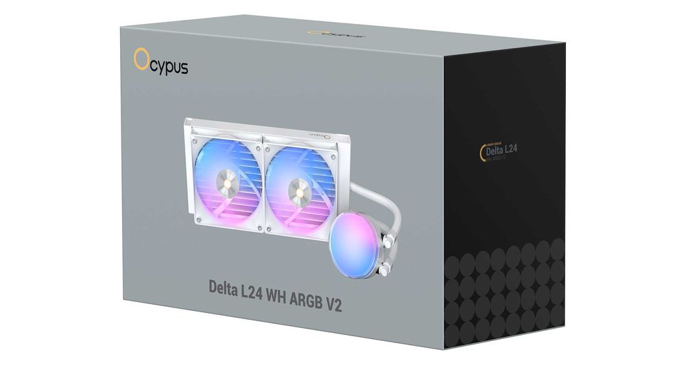 \ Система водяного охлаждения Ocypus Delta L24 WH ARGB V2