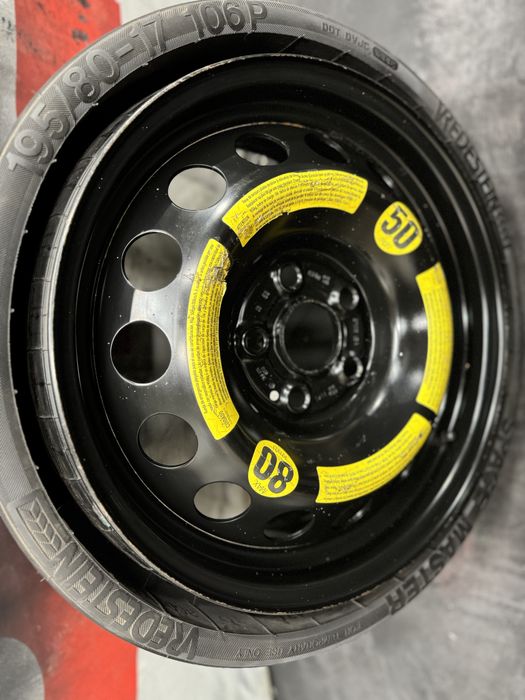 Резервна гума тип патерица 17 цола, 5 х 130 VW , PORSCHE , AUDI Q7