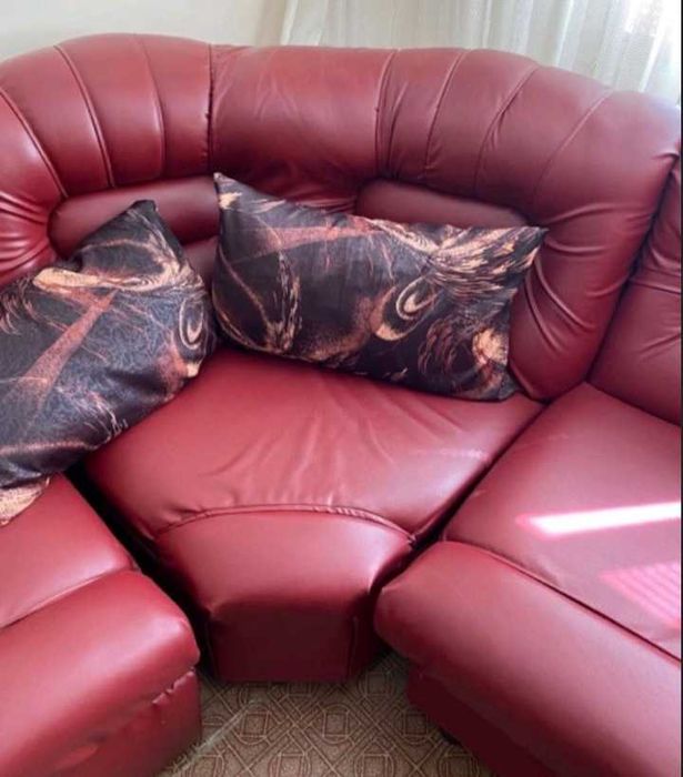 Холна гарнитура еко кожа