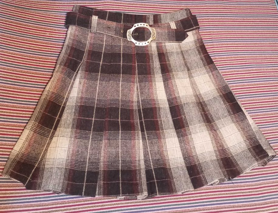 Юбка в складку шерсть