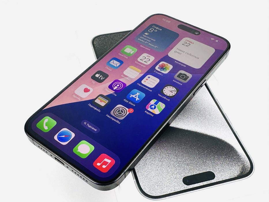 Apple iPhone 15 Pro Max 256GB Black Отличен! Гаранция!