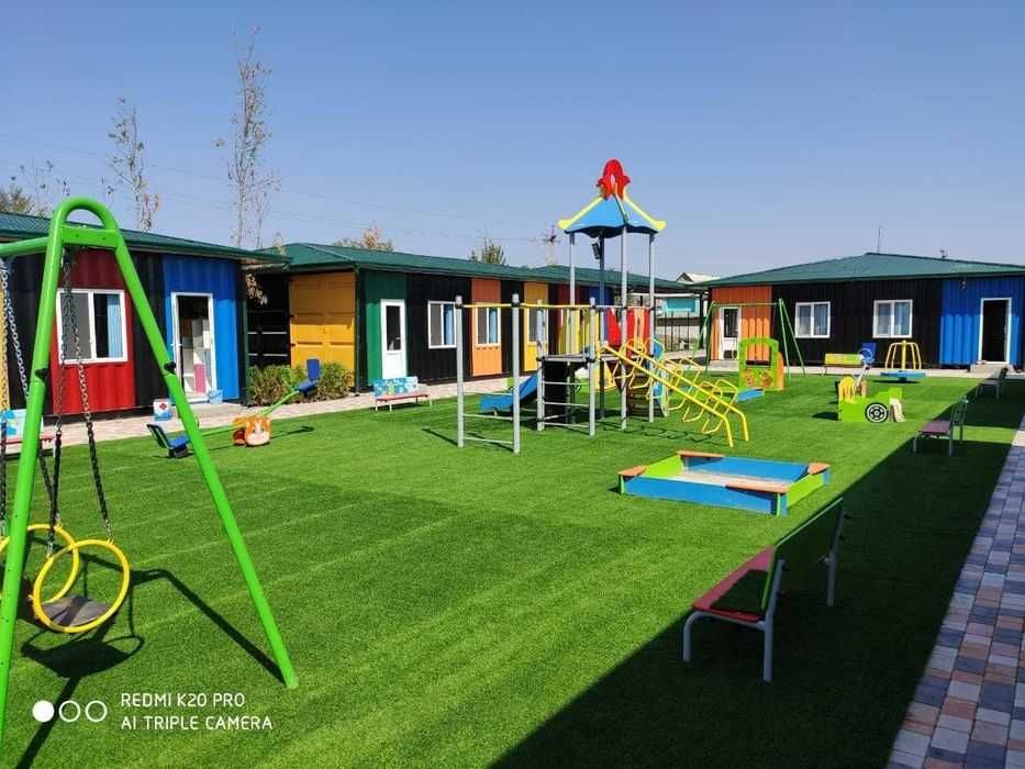 Искусственный газон премиум класса. Установка