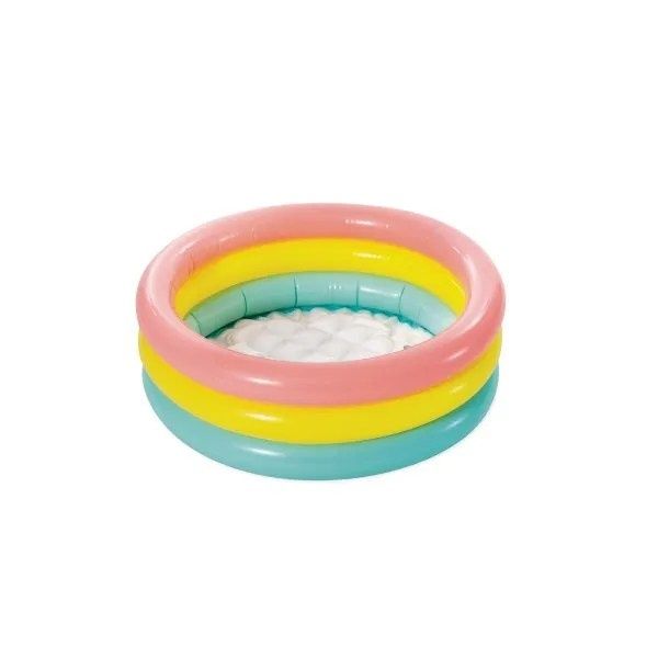 Бебешки басейн Intex Sunset Glow, 61 х 22 см, надуваем, PVC, цветен