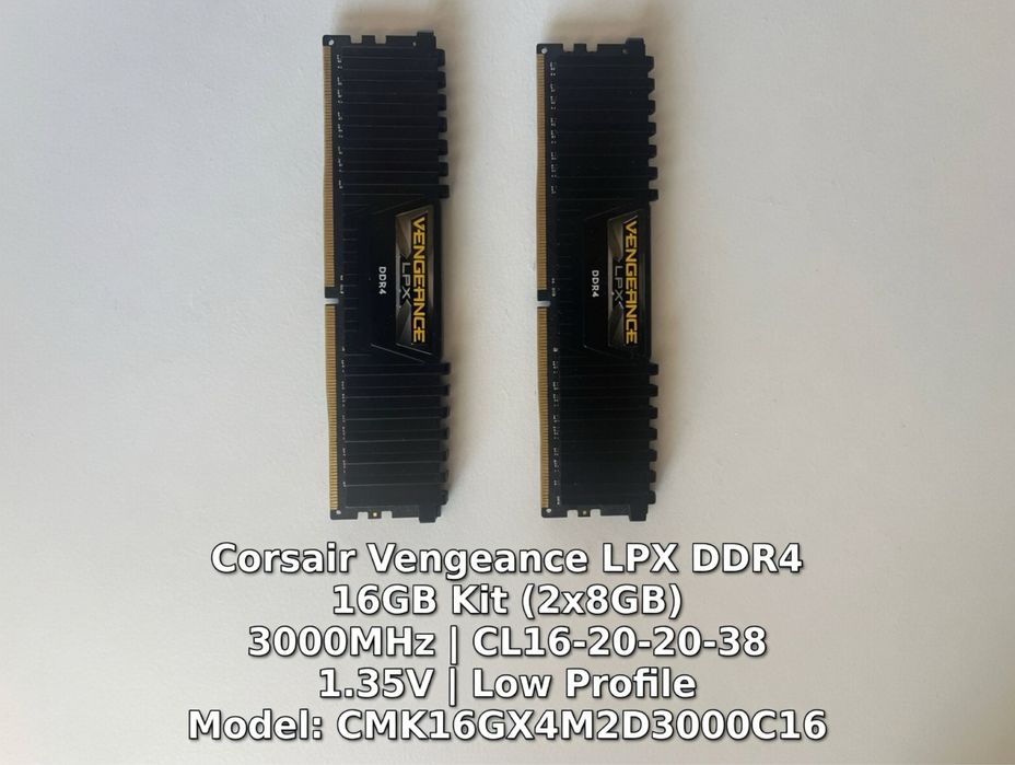Ram DDR4 16GB (2x8GB) 3000MHz CL 16
