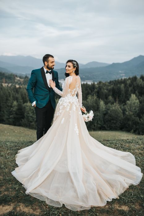 Rochie de mireasa 2in1, model Alatau, ByMyWhite, mărimea S