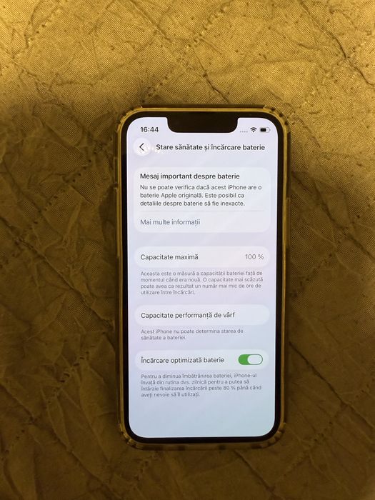 iPhone 13 mini 256GB Blue - Baterie 100% (Ecran Original)