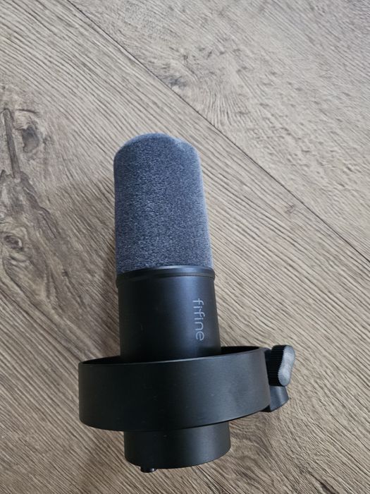 Microfon de studio Fifine XLR dinamic, USB, wireless, negru