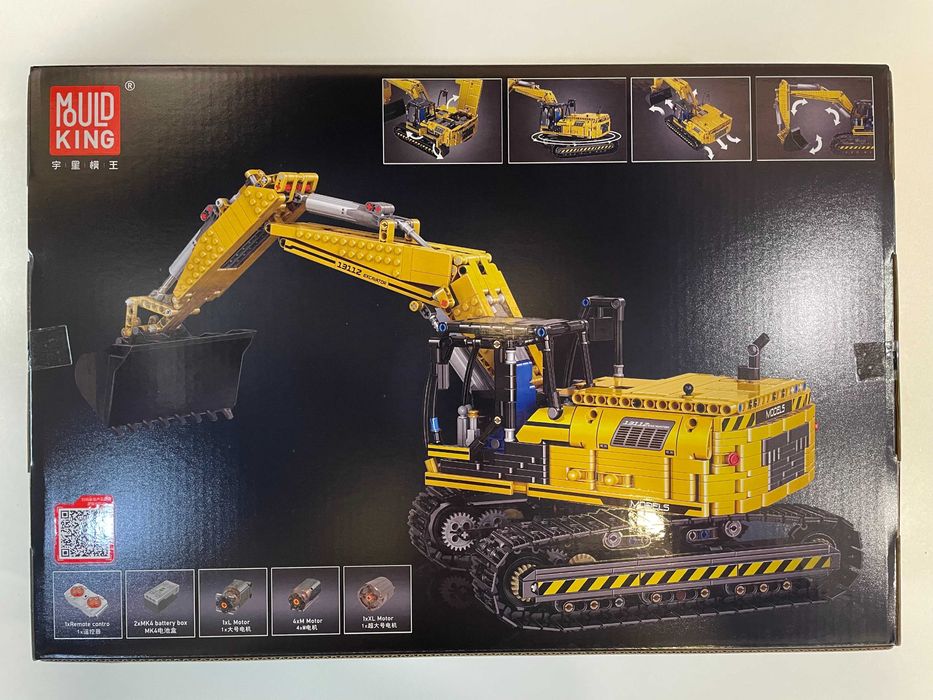 Set constructie, excavator, jucarie tip lego technic, Mould King