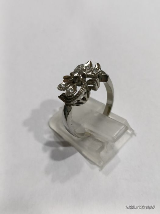 Vind inel din aur 18kt cu diamante