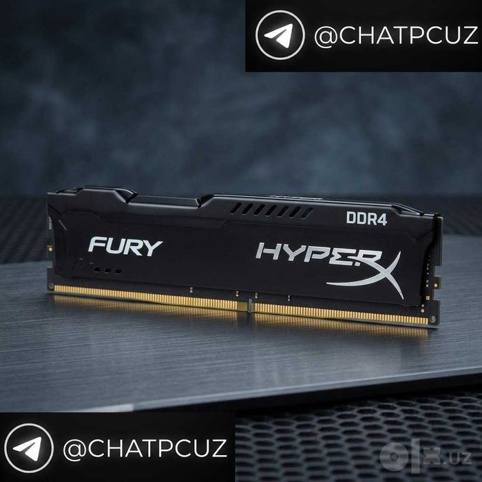 HyperX FURY DDR4 8GB Gaming Tezkor Xotira (RAM)