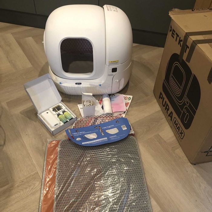 PETKIT PURA MAX Litieră automată cu autocurățare pentru pisici, 76 L