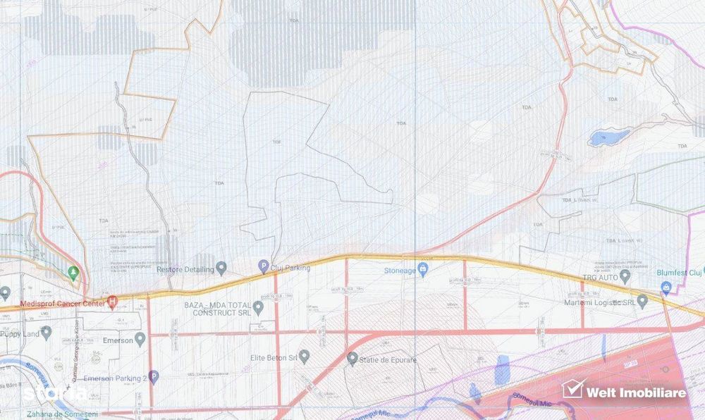 Teren Colonia Hodai, 9601 mp, Utr - TDA, posibilitate investitie
