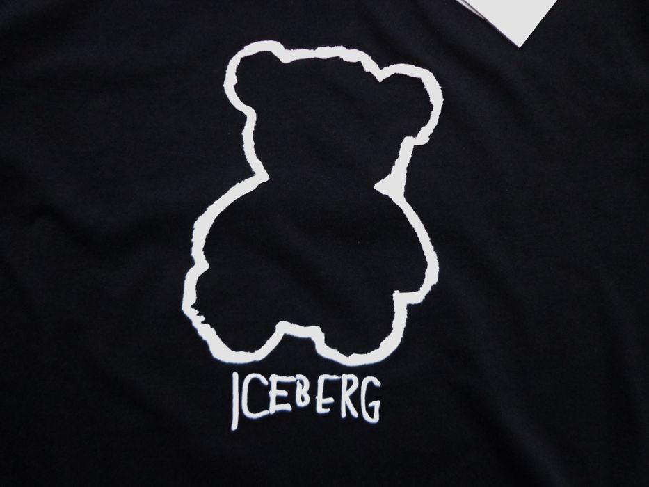 Мъжка тениска Iceberg Bear Black T-shirt