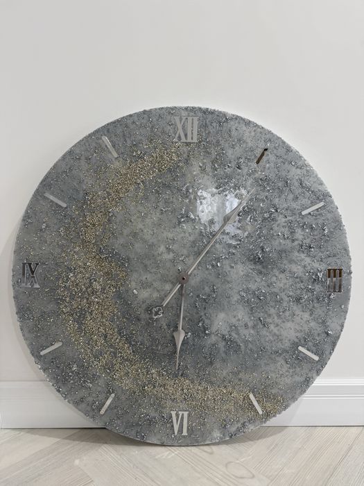 Ceas de perete din ceara epoxidica 70cm