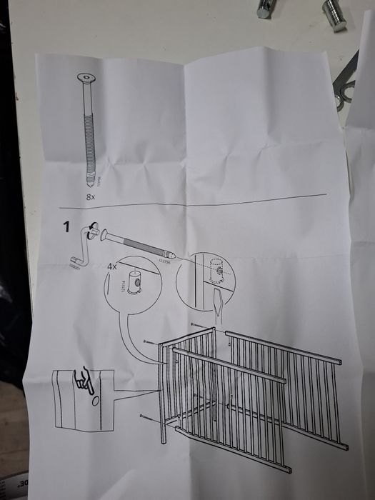 Pătuț pentru copii (fără saltea )din lemn