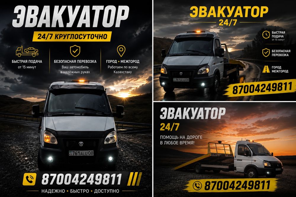 Эвакуатор Тараз 24/7