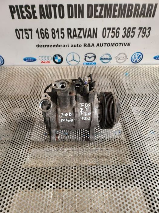 Compresor Clima Bmw F10 F11 F30 F31 F32 F33 F36 F20 F21 X1 E84 Etc. 2.0 D N47 -3820 6SBU14A