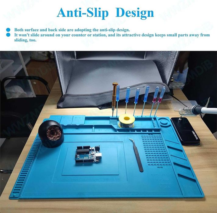 Covoras service silicon 30x45cm magnet antistatic rezistent la caldura