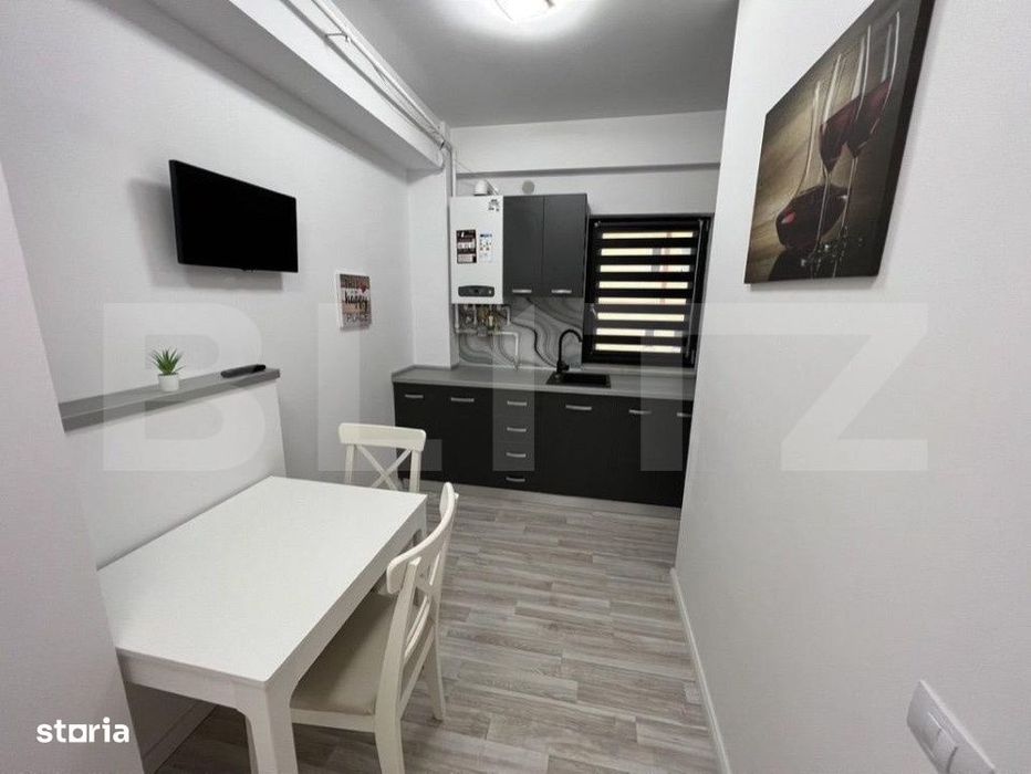 Garsoniera decomandata, loc de parcare, bloc nou, Calea Severinului