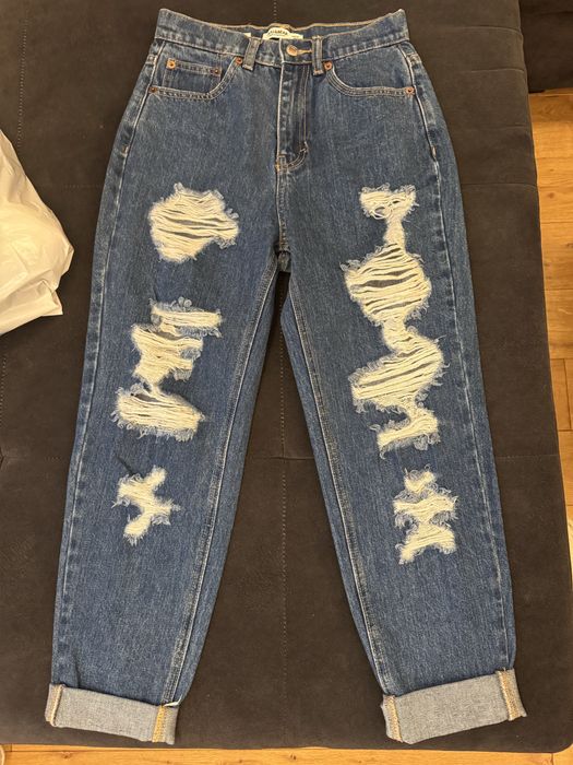 Pull&bear скъсани дънки