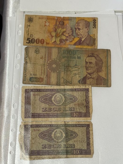Vând bancnote si monede vechi