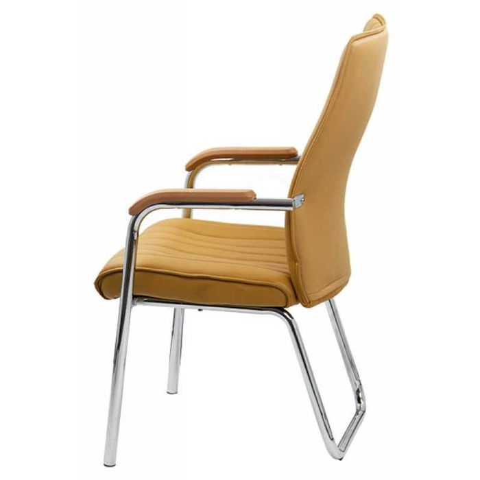 Scaun Vizitator Conferinta din Piele 4 culori DHR614 LIVRARE GRATUITA!