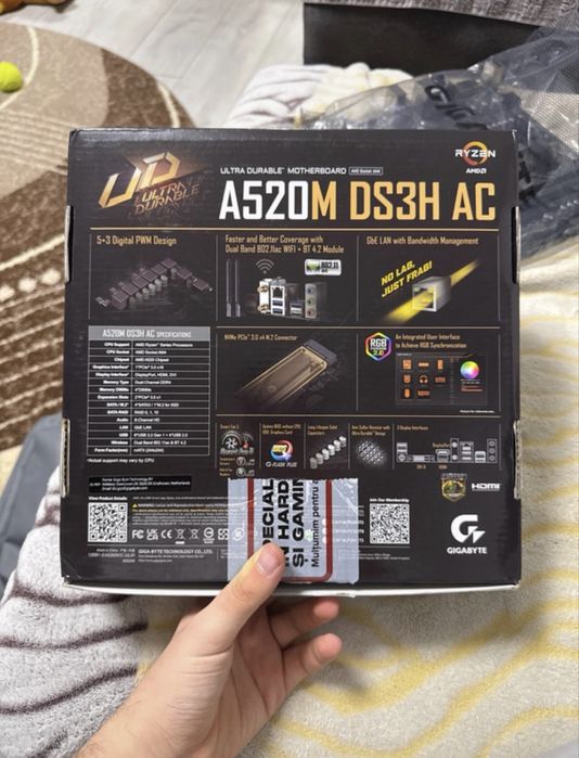 Vand placa de baza Gigabyte A520M DS3H  AC