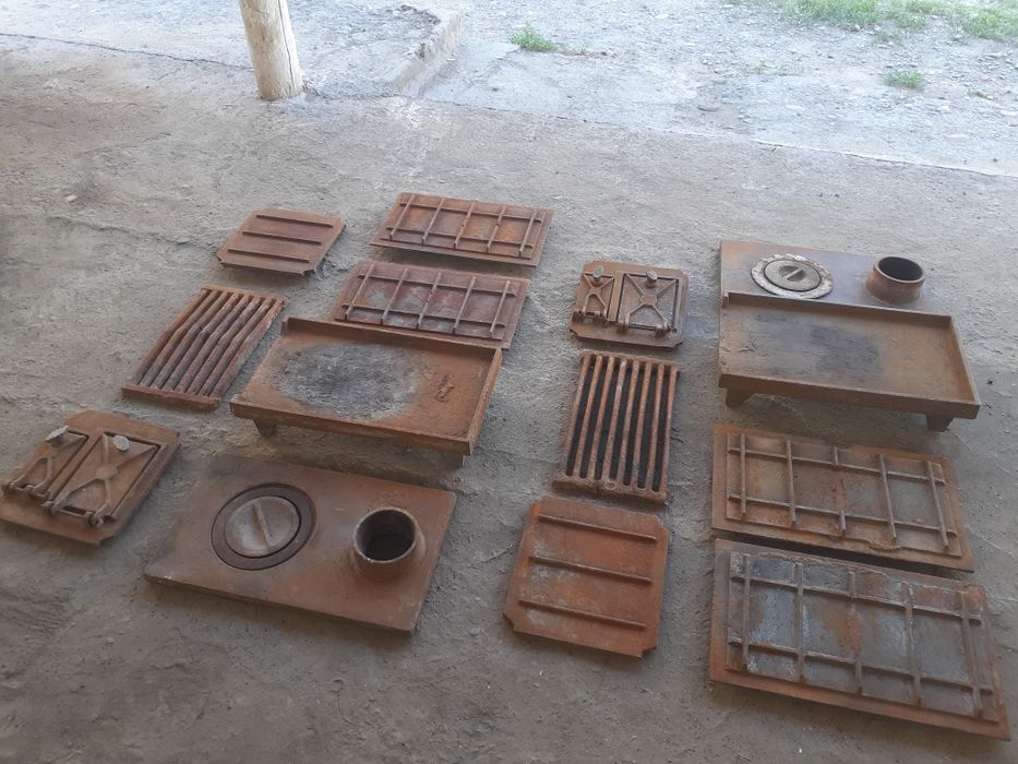 Чугунны разборный печь