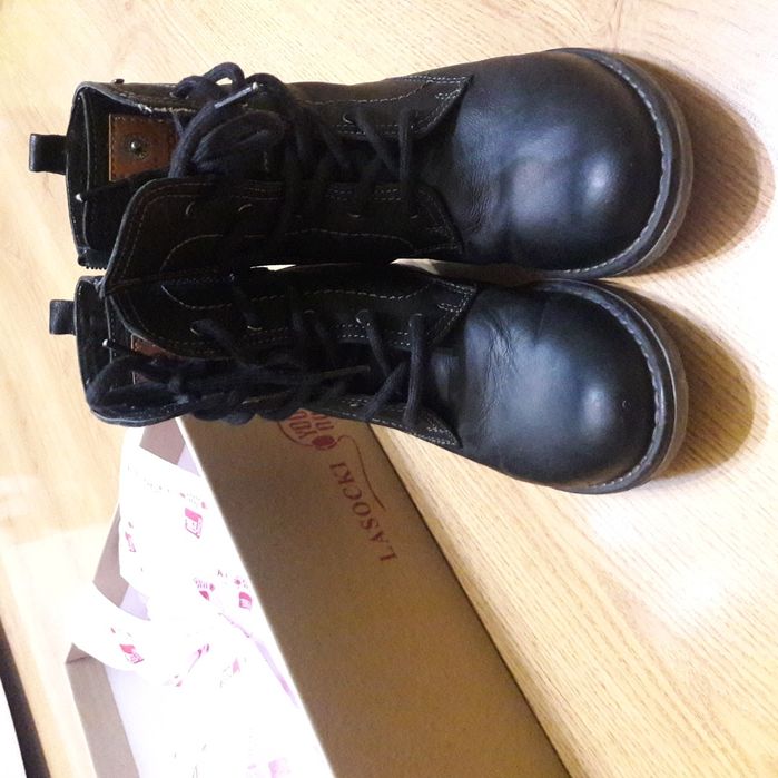 Боти от естествена кожа за момиче 31н.