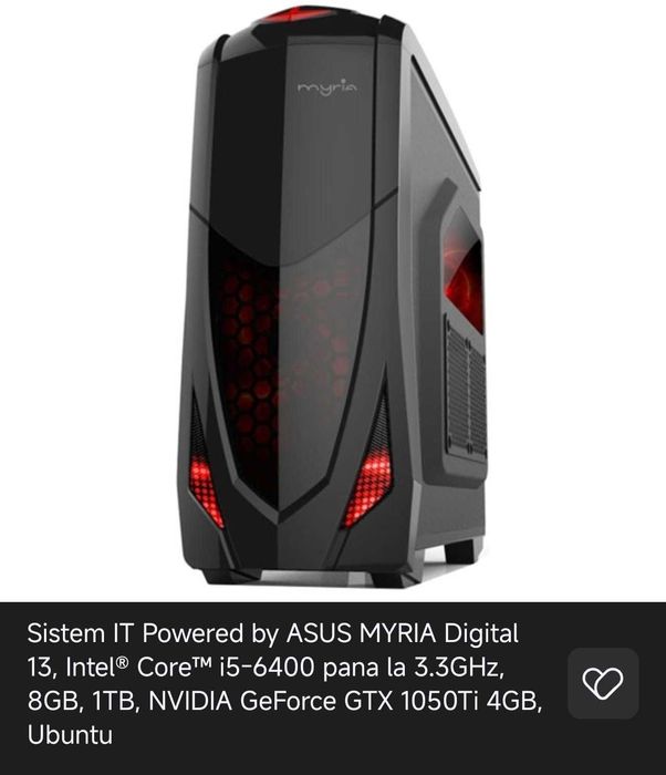 PC gaming Myria + Monitor AOC 24"