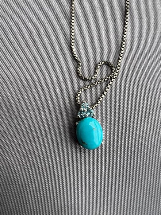 Pandantiv si lant din argint