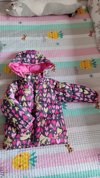 Куртка с комбинезоном для девочек
