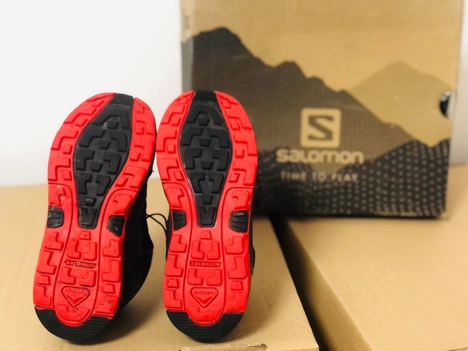 Bocanci baiat SALOMONmarimea 30-31,inter19,5cm,GORETEX,nu ghete pielr