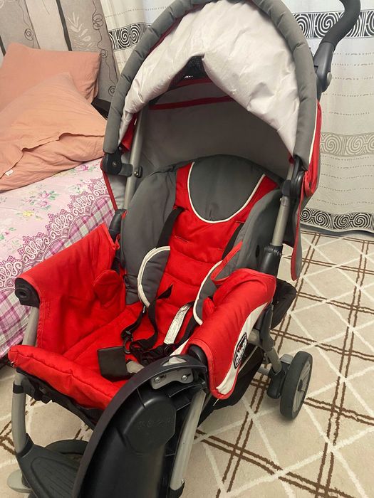 Детская коляска Chicco Cortina CX Red & Grey (оригинал)