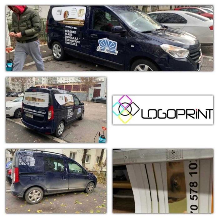 Stickere auto si colantari . Inscriptonari m autocolant reflectorizant