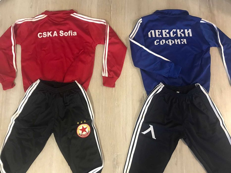 Детски дълги екипи Левски и Цска Сезон 2026