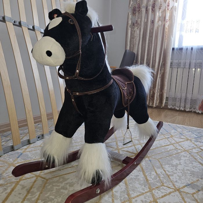 Лошадь кочалка. Игрушки